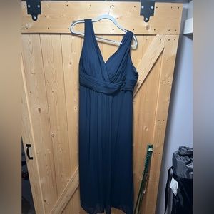 Bridesmaid / Grad dress navy blue size 26